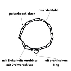 Woofchain Kettenhalsband aus Edelstahl