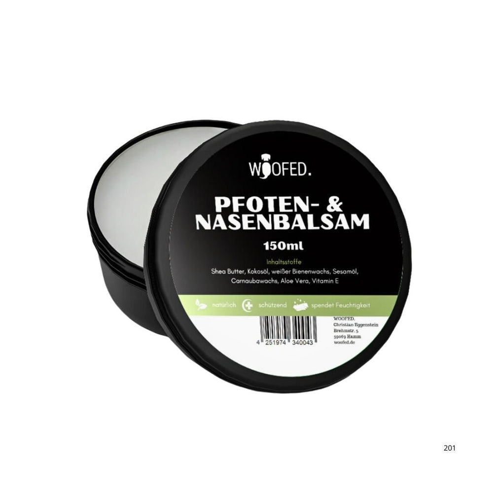 Pfoten- und Nasenbalsam 150ml für Hunde, schützt und pflegt empfindliche Hautstellen, zieht schnell ein und ist tierversuchsf