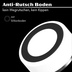 Premium Edelstahlnapf Mystery in Schwarz mit Anti-Rutsch-Boden für stabilen Stand und stilvolles Design für Hunde.