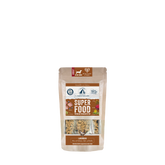 Packung von Lakefields Superfood Huhn für kleine Hunde mit Trockenfrüchten und natürlichen Zutaten.