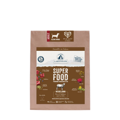Trockenfutter SUPERFOOD Lamm von Lakefields für kleine Hunde – gesunde Ernährung in praktischer Verpackung.