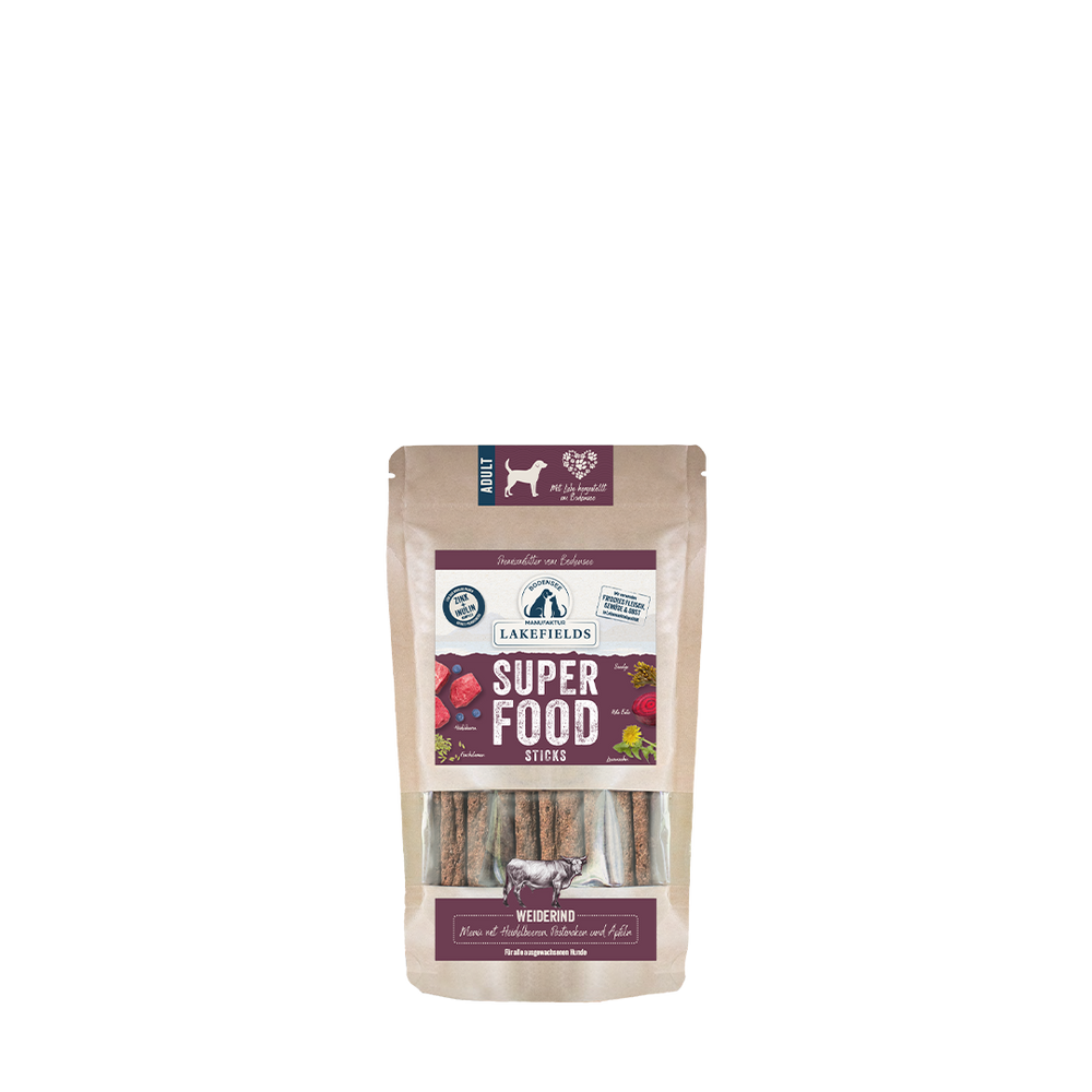 SUPERFOOD STICKS Rind – Adult – 130 g
