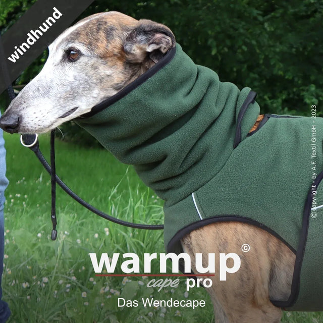 Warmup© cape pro Windhund (Wende-Cape)