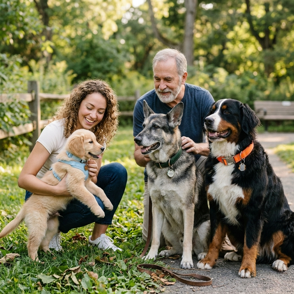 Halsbänder für Welpen, Senioren & große Hunde – Tipps für jeden Lebensabschnitt