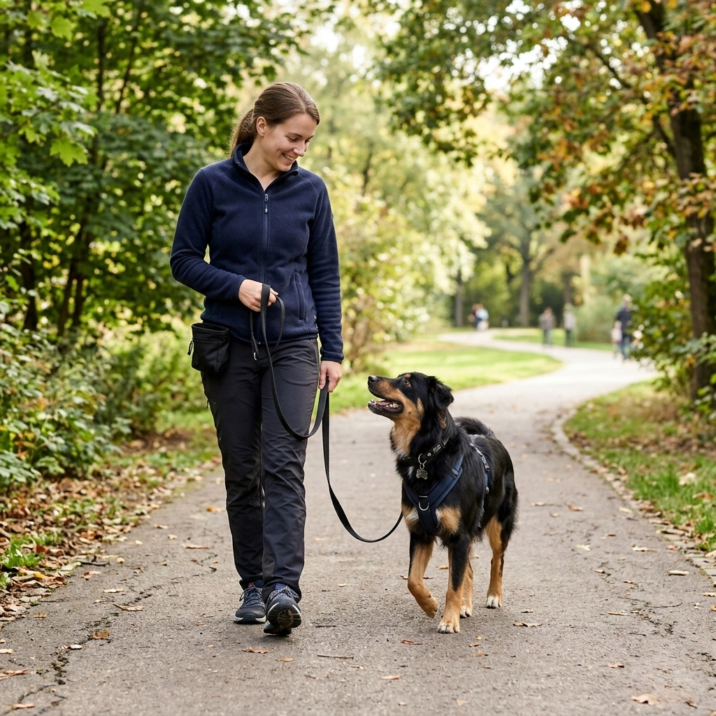 Richtiges Leinenführigkeitstraining für Anfänger