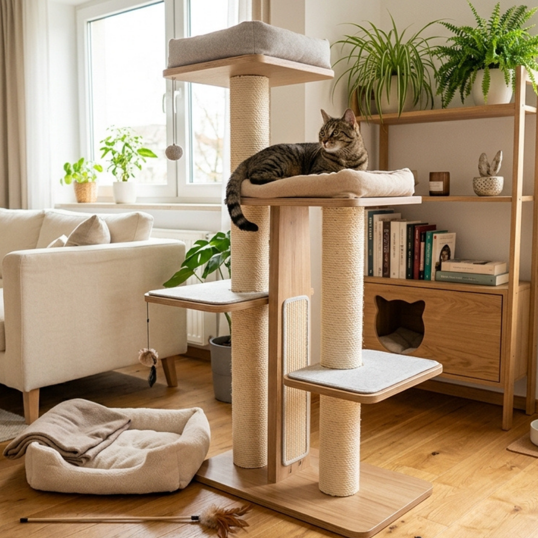 Die Wohnung katzengerecht gestalten: Das sollte nicht fehlen