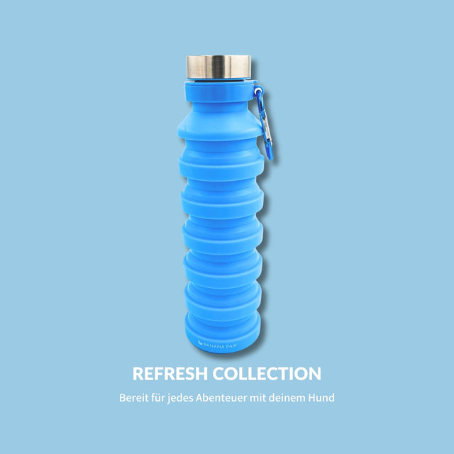 Faltbare Wasserflasche - Blau