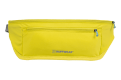 "Ruffwear Trail Runner™ Laufgürtel in leuchtendem Gelb mit ergonomischem Schnitt und zwei Reißverschlusstaschen."