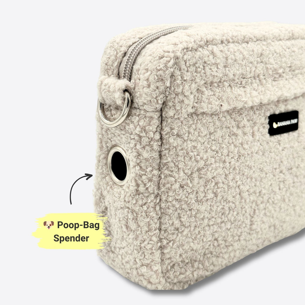 Gassitasche Teddy + Leckerlitasche (Silver Cloud)