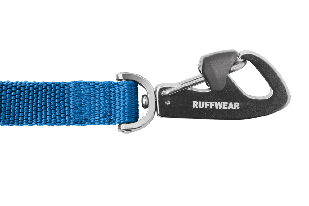 "Trail Runner™ Leine in Blau mit stabilem Metallkarabiner für Hundebesitzer, strapazierfähiges Material für Outdoor-Abenteuer."