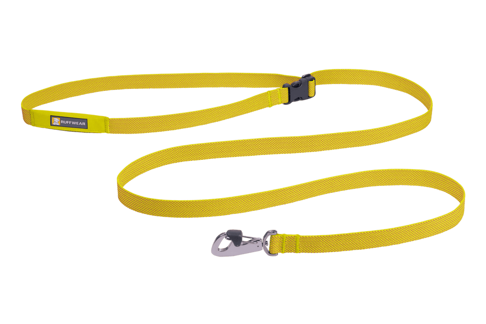 "Flagline™ gelbe Hundeleine aus strapazierfähigem Material mit Karabinerhaken für optimale Sicherheit und Flexibilität."