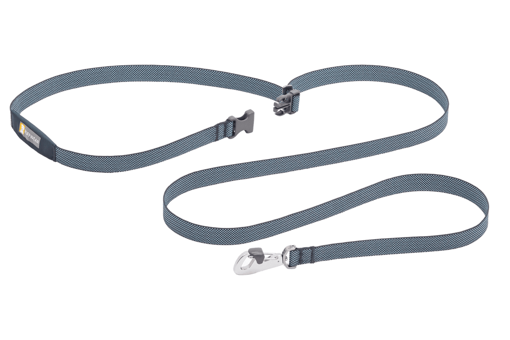 Blaues Flagline™ Hundeleinen-Design mit strapazierfähigem Material und sicherem Karabinerhaken für Hunde.