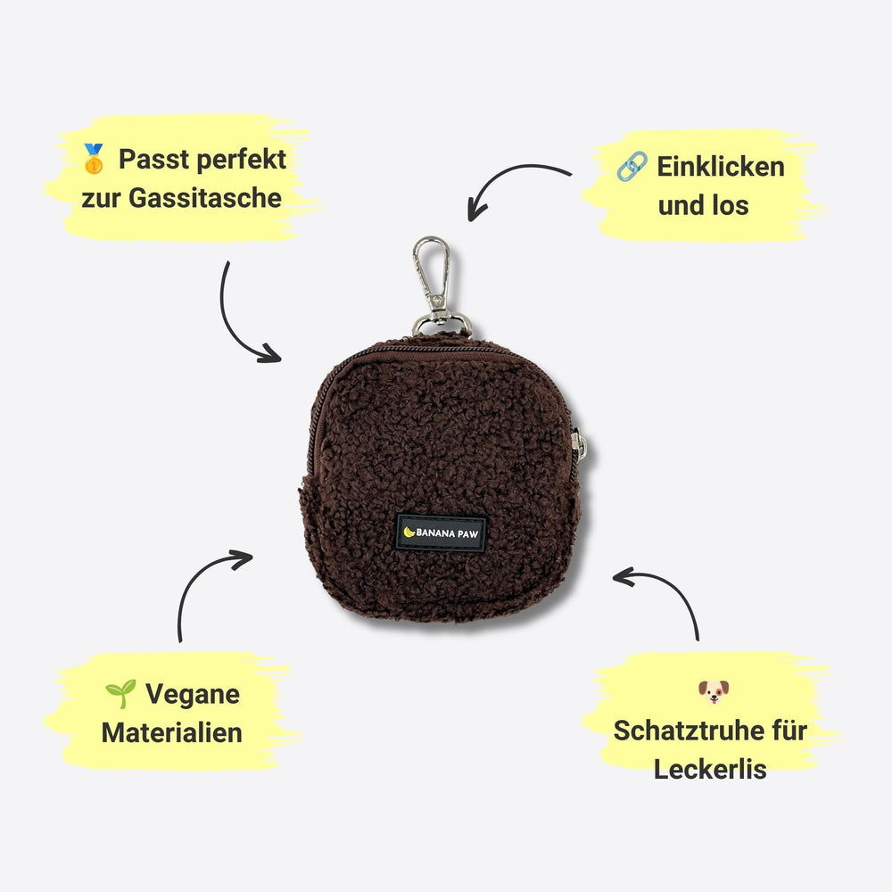 Gassitasche Teddy + Leckerlitasche (Chocolate Dream)