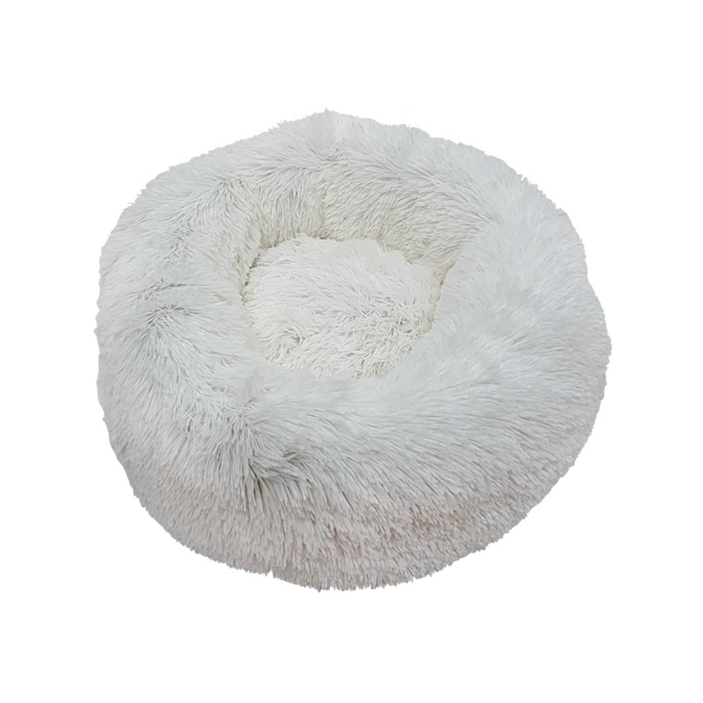 Kuschelbett Donut "ESLA" für Hunde, rund, flauschig und mit erhöhter Kante für extra Komfort und Gemütlichkeit.