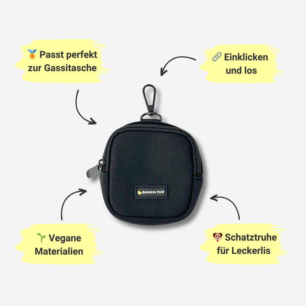 Gassitasche Neopren + Leckerlitasche (Deep Eclipse)