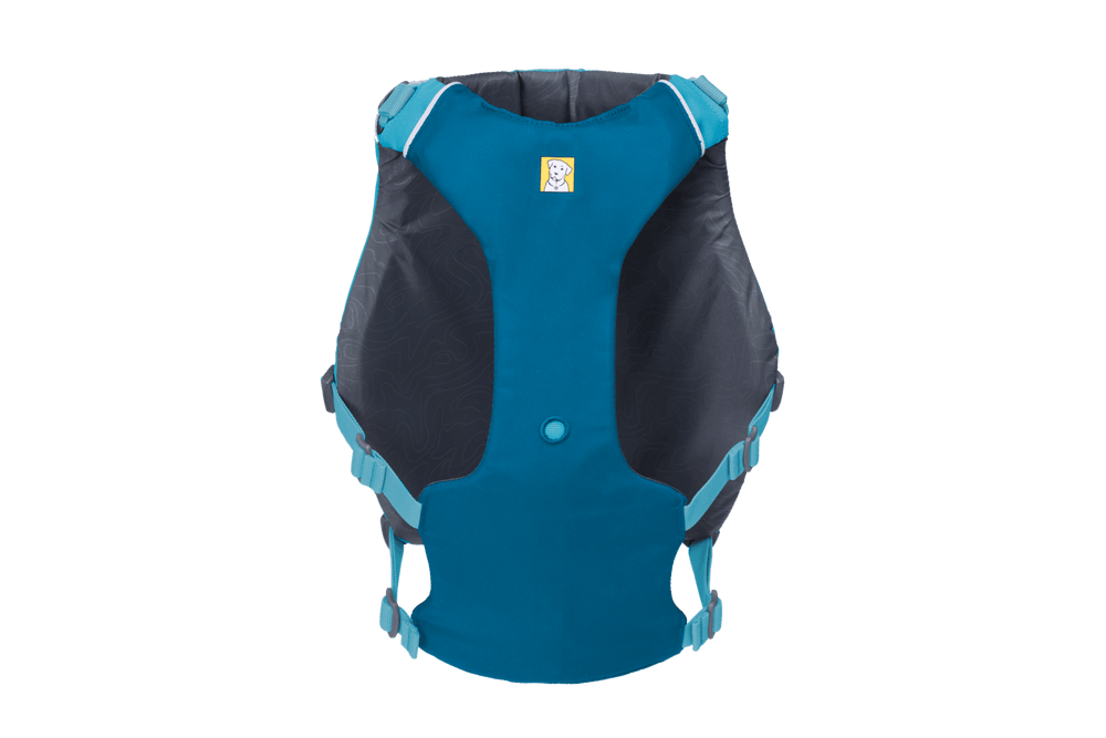 Confluence™ Schwimmweste für Hunde in Blau, ergonomisches Design für Sicherheit und Komfort beim Schwimmen.
