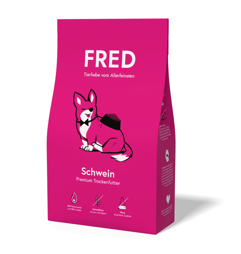 FRED Premium Trockenfutter Schwein – Getreidefrei & ausgewogen – Fellino  Tierbedarf