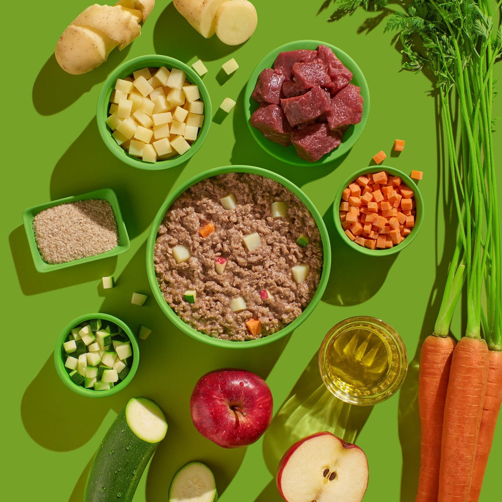 FRED Wildschwein Nassfutter mit Kartoffeln und Karotten für Hunde, reich an Protein und natürlichen Nährstoffen, appetitlich 