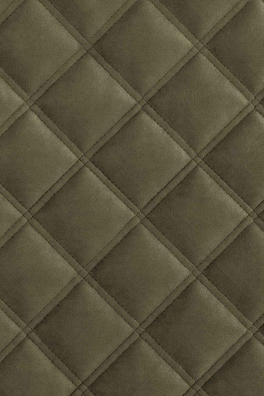 "CLASSIC Hundebett OXFORD mit gepolstertem, strukturiertem Material in Grüntönen und Rautensteppung für optimalen Komfort."