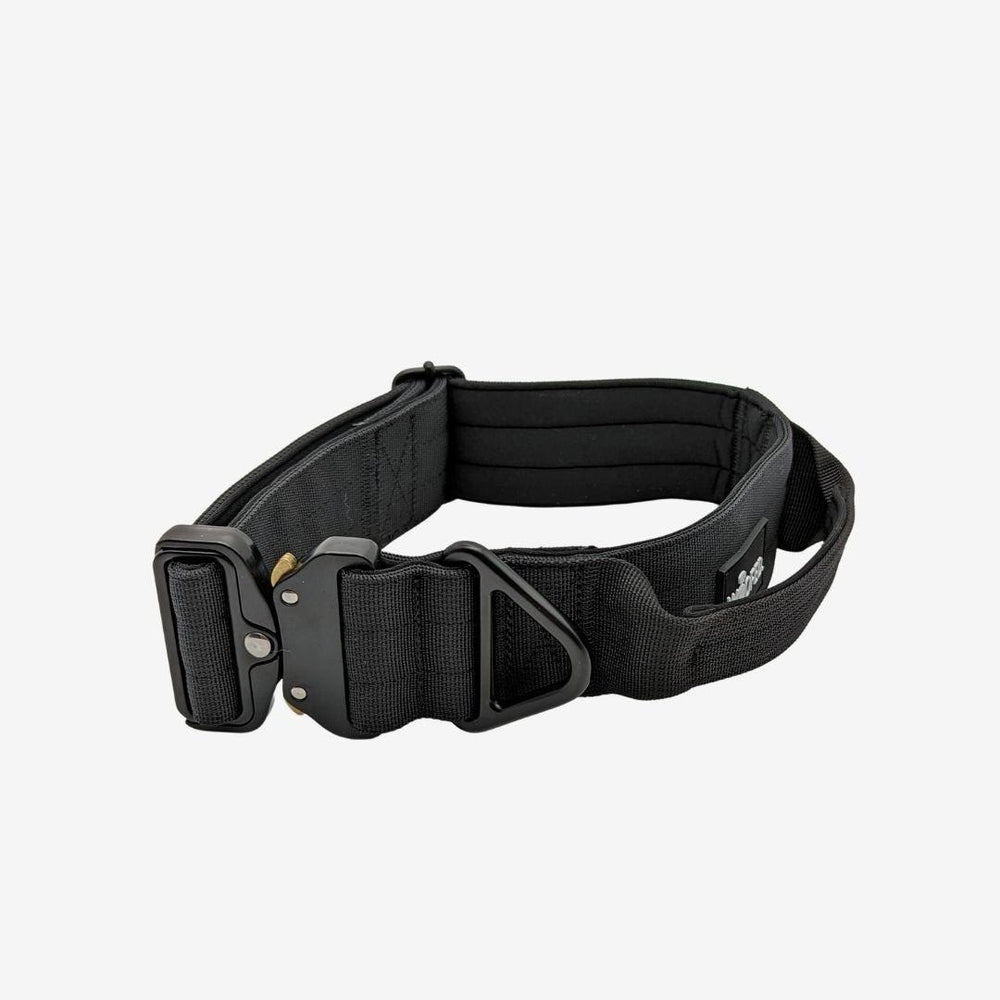 Taktisches Nylon Halsband mit Griff für Hunde, gepolstert, robust und wetterbeständig, ideal für Training und Outdoor-Abenteu