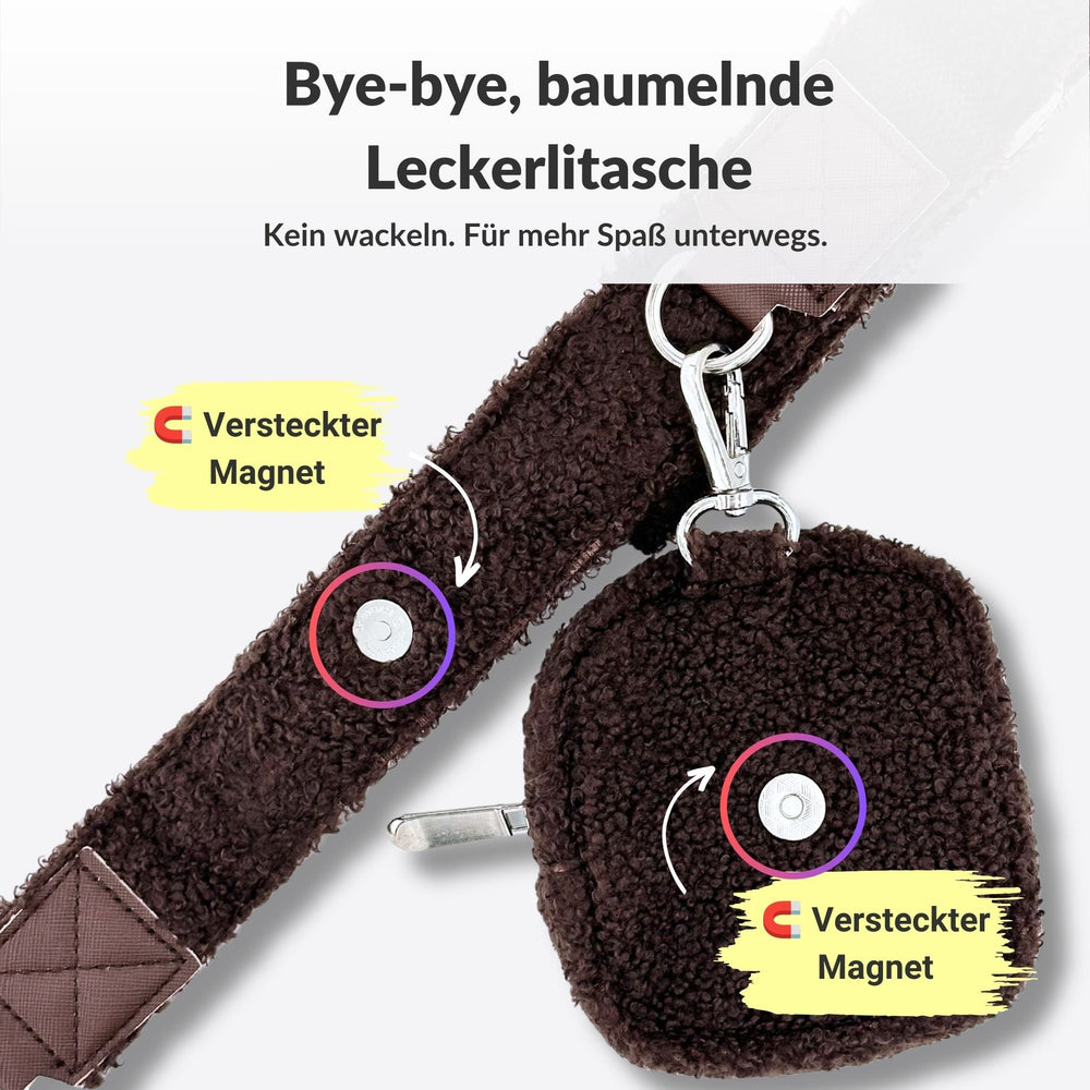 Gassitasche Teddy + Leckerlitasche (Chocolate Dream)