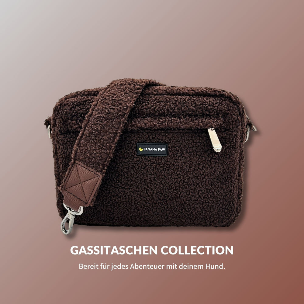 Gassitasche Teddy + Leckerlitasche (Chocolate Dream)