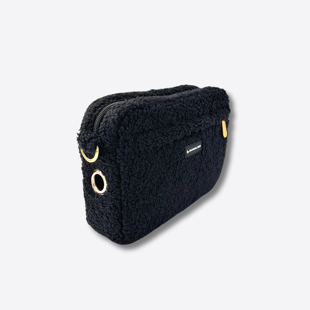 Gassitasche Teddy + Leckerlitasche (Obsidian Black)