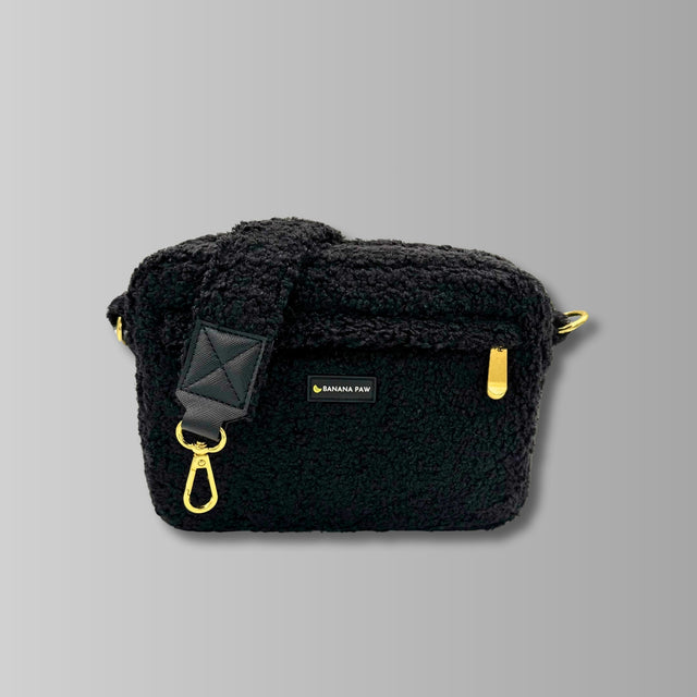 Gassitasche Teddy + Leckerlitasche (Obsidian Black)