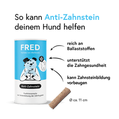Funktionssnack Anti-Zahnstein für Hunde im 2er Set zur Unterstützung der Zahngesundheit und Vorbeugung von Zahnsteinbildung