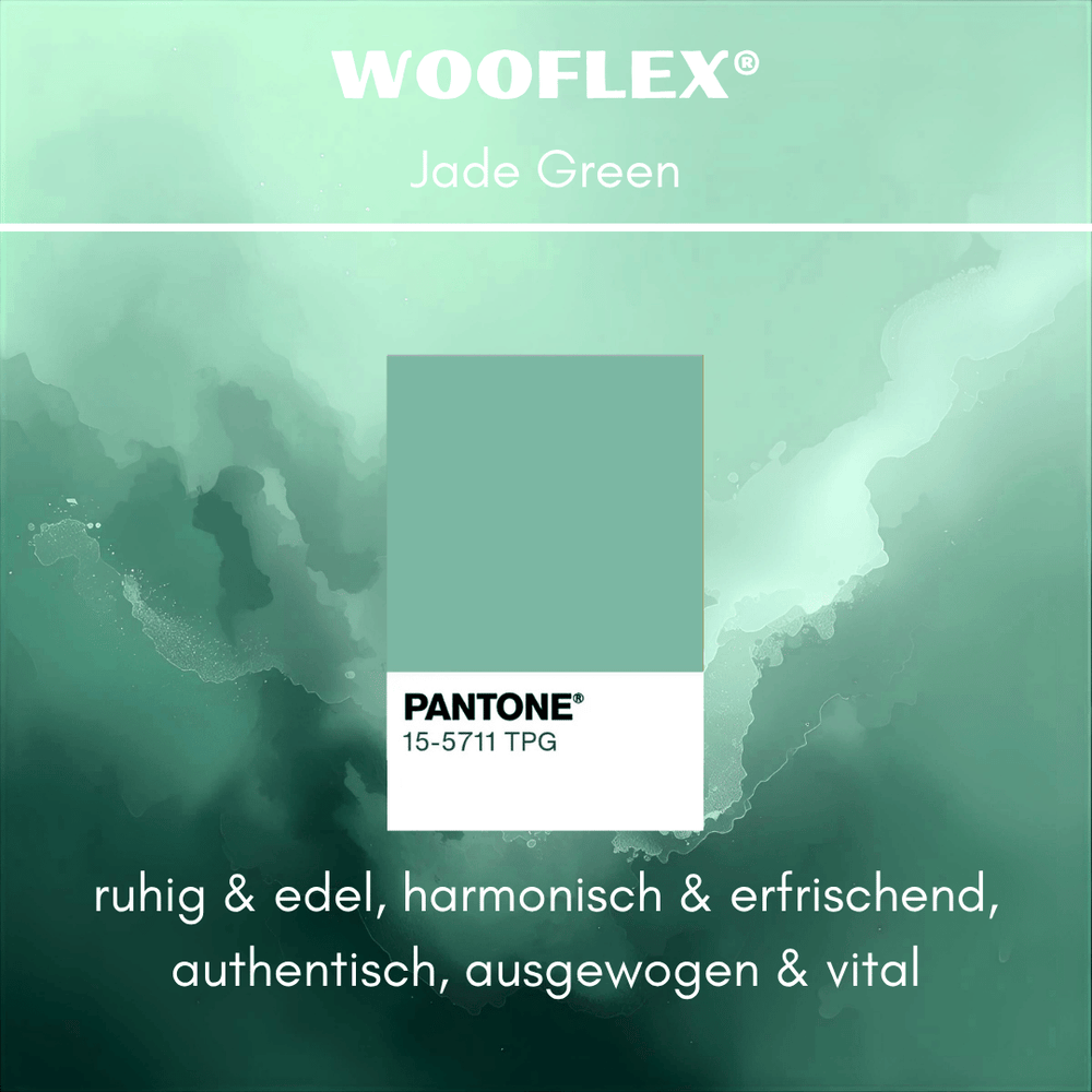 WOOFLEX® Y-Hundegeschirr in Jade Green, 4fach verstellbar, wasserfest mit Griff und Sicherheitsschnallen.