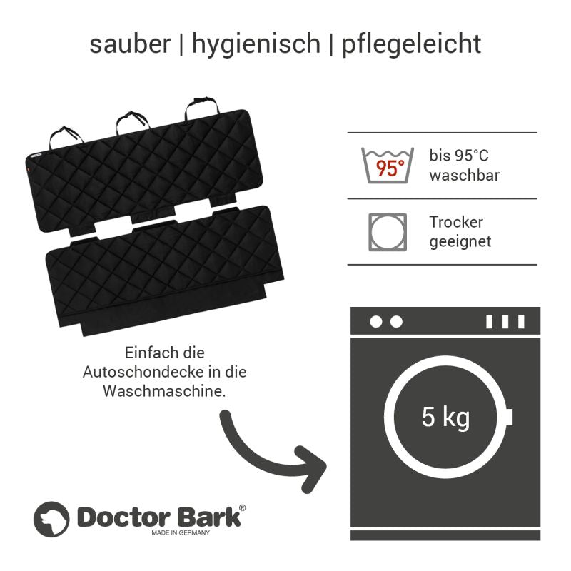 Sitzschutz für VW Multivan: hygienisch, pflegeleicht und schützt vor Schmutz. Ideal für Auto-Sitzschoner von Doctor Bark.