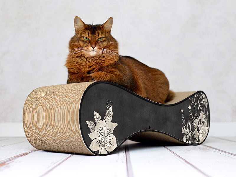 schwarz, Blumen silber (015) - Bild 1