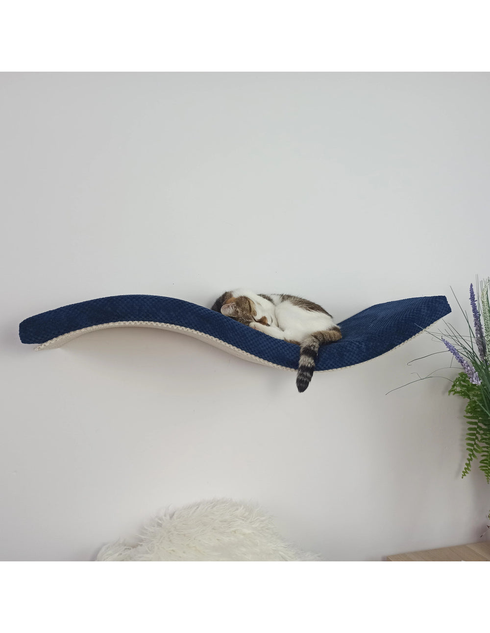 Cat Shelf – Playful Curve 95 cm Rechts | catsatelier-image-553
