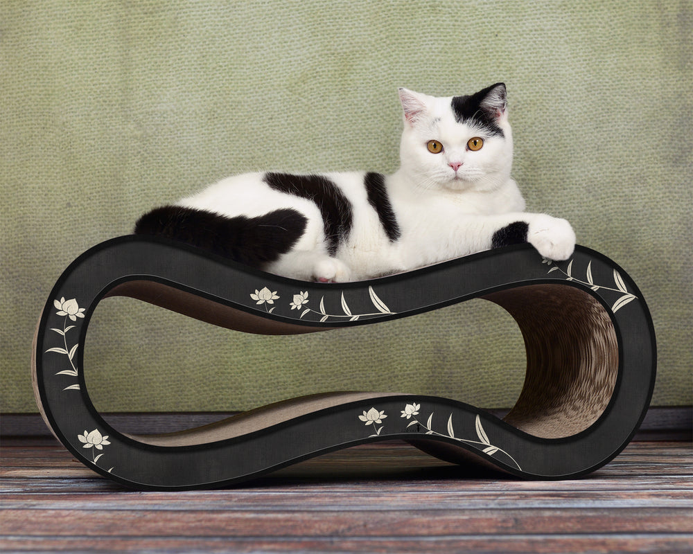 schwarz, Blumen silber (015) - Bild 1