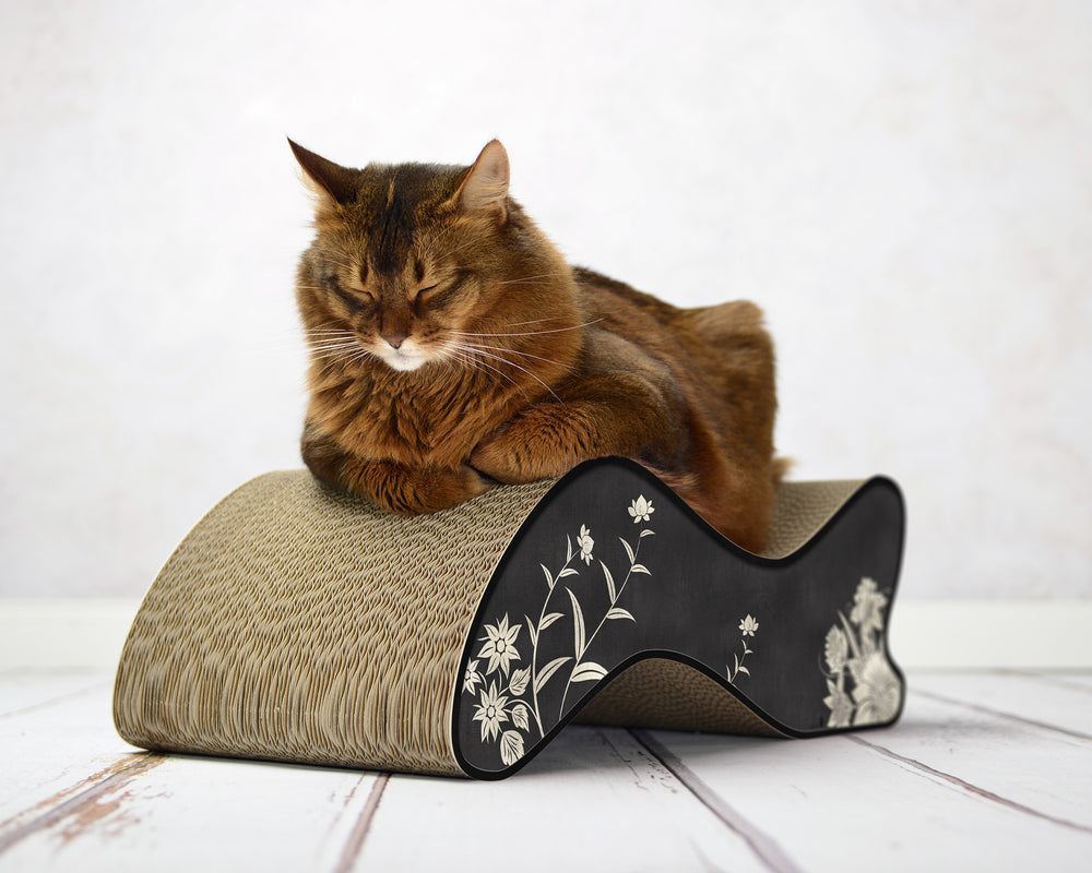 schwarz, Blumen silber (015) - Bild 1