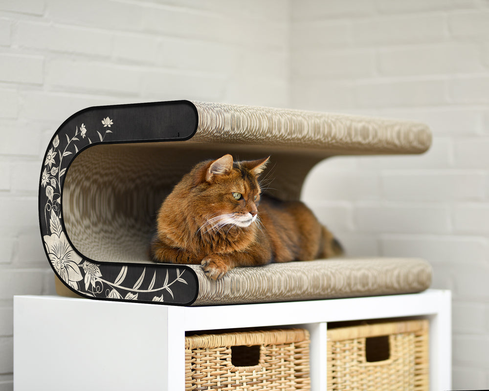 schwarz, Blumen silber (015) - Bild 1