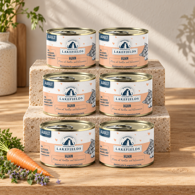 Nassfutter Huhn für Katzen (Adult)