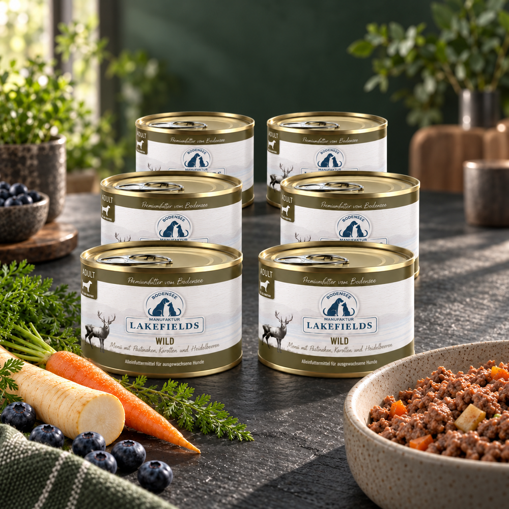 Nassfutter-Menü Wild (Adult) – 6 x 200 g – Fellino Produktmotiv 2026-10