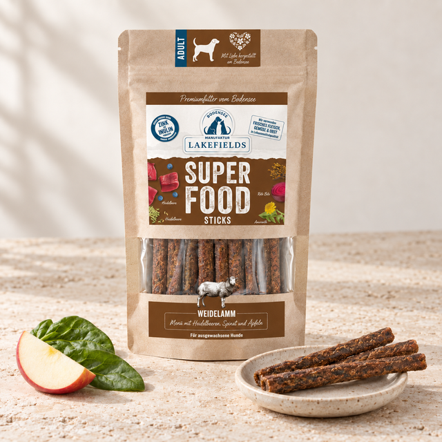 SUPERFOOD STICKS vom Lamm (Adult)