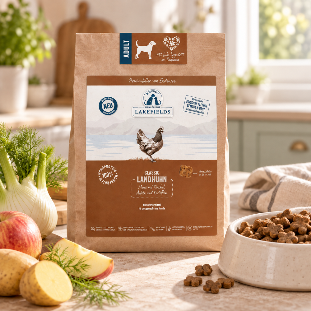 Trockenfutter-Menü Huhn (Adult) – 1 kg – Fellino Produktmotiv 2026-10