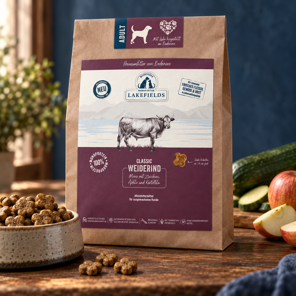 Trockenfutter-Menü Rind (Adult) – 1 kg – Fellino Produktmotiv 2026-10