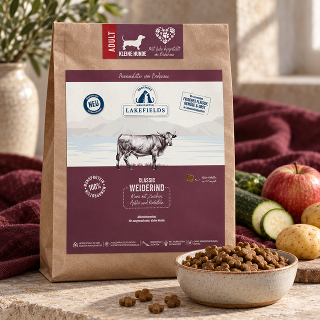 Trockenfutter-Menü Rind (Adult Mini)