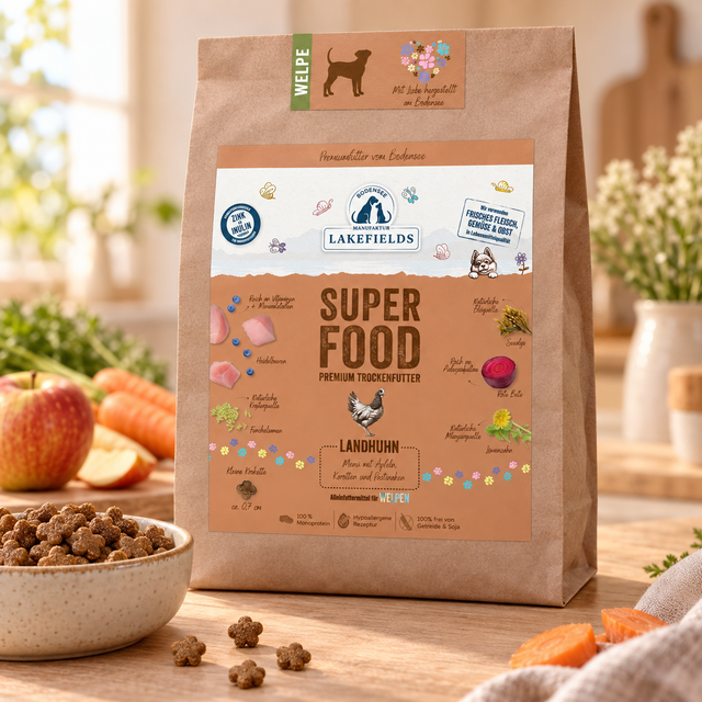 Trockenfutter SUPERFOOD Huhn (Welpen)