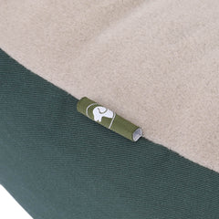 Bequemes Doctor Bark Hundenest in Beige und Grün für entspannte Ruhezeiten Ihres Hundes.