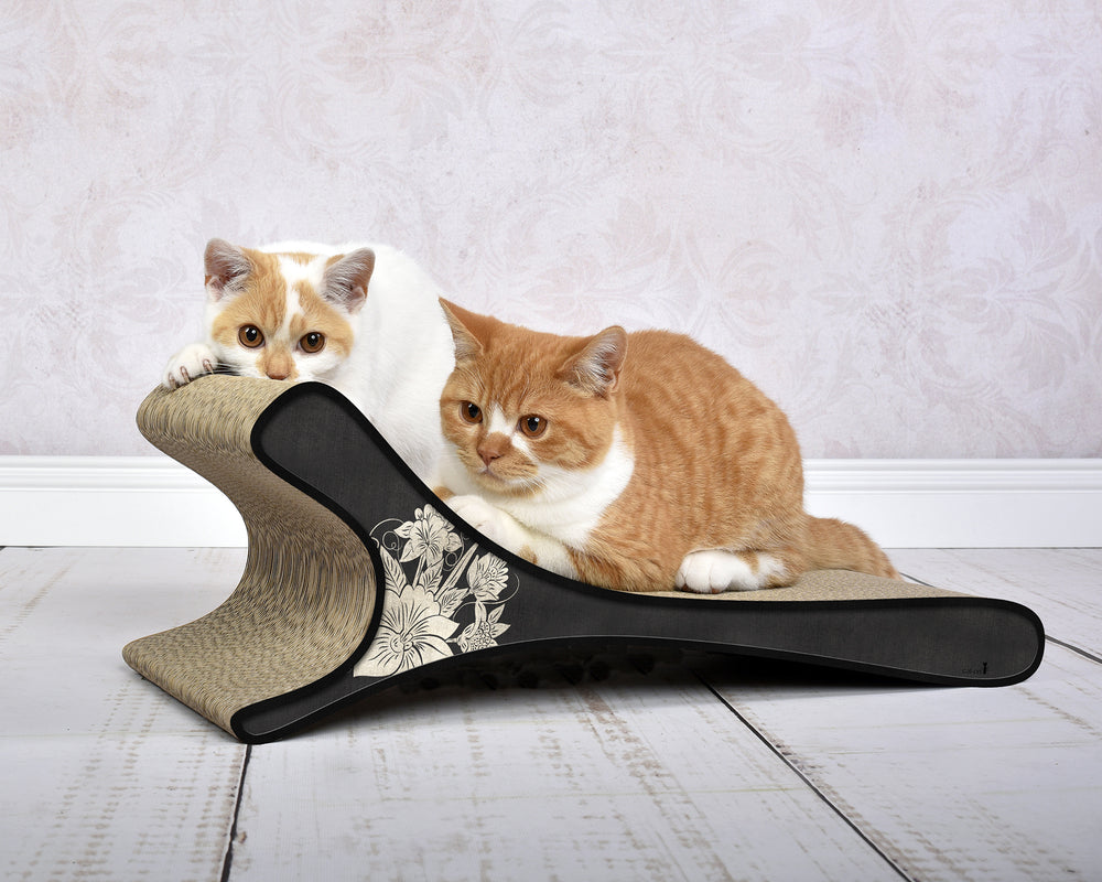 schwarz, Blumen silber (015) - Bild 1