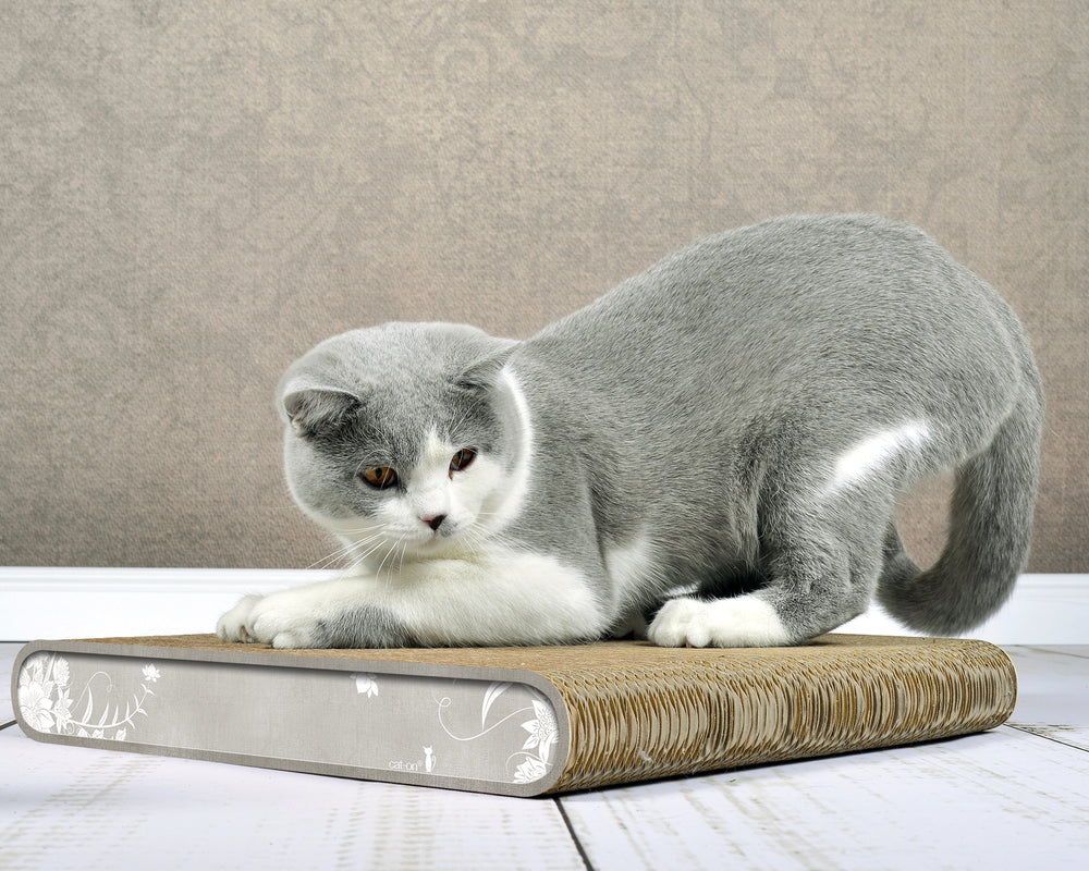 grau, weiße Blumen (019) - Bild 2