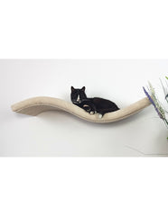 Metal Base Cat Wall Shelf WAVE | catsatelier-image-383
