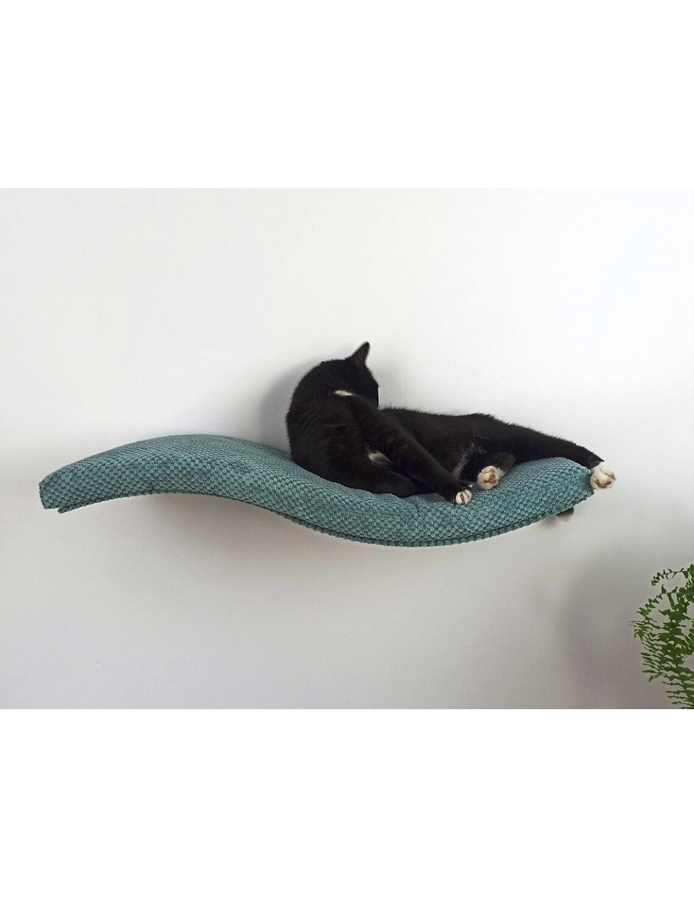 Metal Base Cat Wall Shelf WAVE | catsatelier-image-395