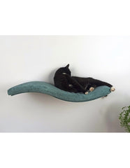 Metal Base Cat Wall Shelf WAVE | catsatelier-image-395