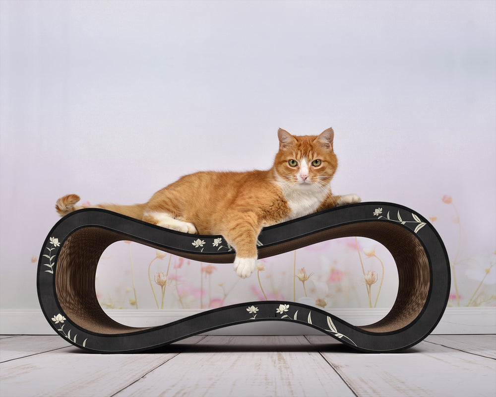 schwarz, Blumen silber (015) - Bild 2